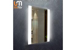 China Illuminated Touch Screen Bathroom Mirror For Makeup Waterproof Easy Cleaning supplier