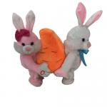 0.26M 10.24 Inch Singing Easter Bunny Toy Easter Stuffed Animals & Plush Toys for sale