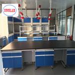 Fire Resistant  Chemistry Lab Workbench Laboratory Bench Malaysia With Chemical Resistant Surface for sale