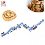 Commercial High-Capacity Automatic Puff Pastry Production Line Cinnamon Roll Machine for sale