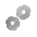 Silver Aluminum Alloy Custom Machined Parts For Customized Clutch Friction Disc for sale