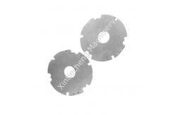 China Silver Aluminum Alloy Custom Machined Parts For Customized Clutch Friction Disc supplier