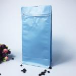 Flat Bottom Plastic Pouches Packaging Resealable k Top Coffee Bags Customized for sale