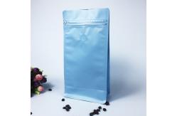 China Flat Bottom Plastic Pouches Packaging Resealable k Top Coffee Bags Customized supplier