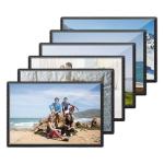 Custom Peel And Stick Photo Frames 8x10'' PVC Plastic Picture Frames