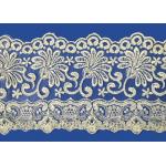Colorful Lingerie Lace Fabric Custom Made Embroid Organza French Guipure Lace Fabric for sale