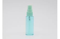 China 20ml Transparent Refillable Plastic Spray Bottles PET Spray Bottle Flat Shoulder supplier
