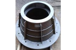 China 1500 Dimension Centrifuge Basket with Triangle Wedge Wire and Polishing supplier