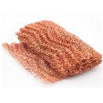 Yellow Knitted Copper Mesh 100mm 0.18mm Customized High Temperature Resistant For Filter for sale