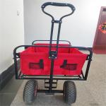 Heavy Duty Collapsible Folding Wagon Utility Outdoor Camping Garden Tools Cart