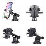 Strong Suction Car Dashboard Phone Mount 63mm width Silicone Padded Clamp for sale