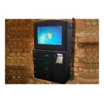 Wall Mounted Outdoor Mobile Phone Charging Station , Touch Screen Electronic Charging Station For Advertising for sale