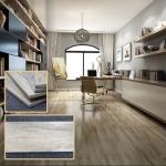 Imitate Wood Plain Porcelain Tiles 15x80 With 10 Years Warranty