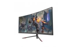China 1800R 30 Inch Ultrawide Curved Monitor High Definition 8 Bit 2560x1080 Frameless supplier