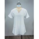 130GSM T95/S5 IVORY Women Medical Uniform 95% Polyester 5% Spandex for sale