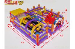 China Angry Birds Inflatable Bouncy Jumping Park With Obstacles For Childrens supplier