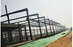China Q235B Practical Steel Structure Building Customized Metal Workshop Buildings supplier
