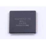 Integrated Circuit Chip KSZ8842-16MVLI Two Port Ethernet Switch IC LQFP128 for sale
