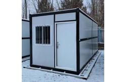 China Customizable Folding Container House Steel Structure and Rock Wool Panel supplier