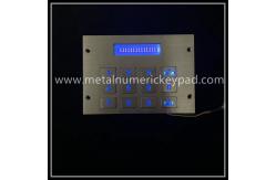 China Digital Illuminated Led Display Stainless Steel Keypad 304 Grade Usb supplier