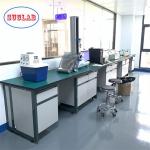 Wood Constructed Chemistry Lab Workbench Laboratory Bench For Heavy Duty for sale
