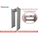 AC100V~240V Walk Through Metal Detector Gates 45 Zones With Directional Counter