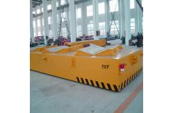 China Automatic Charging Industrial Transfer Cart , 30 Tons Material Handling Trolley supplier