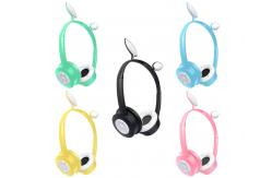 China New LED Bluetooth Cat Ear Wireless Headsets Foldable Noise Cancellation Headset With Mic supplier