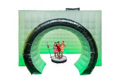 China FCC 360 Photo Booth Enclosure Camera Shape Inflatable Photo Booth Enclosure supplier