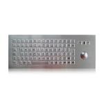 86 Key Keyboard Rugged Metal Kiosk Keyboard With Track Ball Separate FN Keys for sale