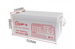 China 100Ah 150Ah 12V Gel Battery Maximizing Potential With High Performance Storage supplier