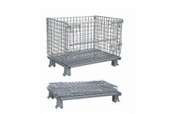 China Industrial Rigid Wire Mesh Container Big Size  Large Load Capacity supplier