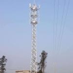 Galvanized Steel Self-support Lattice Mast Radio Communications Tower 100-300 Tall for sale
