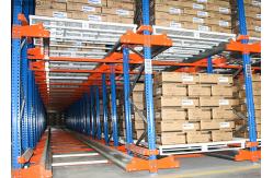 China Safety Radio Shuttle Racking Custom Dimension High Working Efficiency Red Coating supplier
