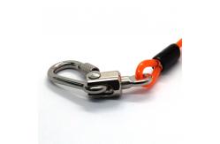 China High Standard Retractable Steel Coil Spring Wire Cable Tool Lanyard supplier