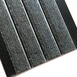 Aluminum Anti Slip Safety Mat Grey Color Entrance Floor Matting 18mm Depth for sale