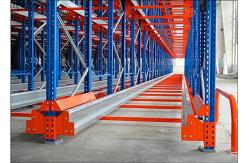 China Easy Operated Radio Shuttle System , Warehouse Metal Racks High Intensive supplier
