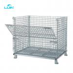 Wire Cage Metal Bin Storage Container Stackable Heavy Storage Cage for sale