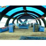 0.55mm PVC tarpaulin inflatable paintball tent, paintball field tent, paintball bunker for sale