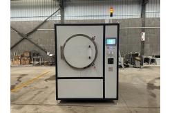 China Lab High Temperature Vacuum Muffle Furnace For Nitrogen Hydrogen Atmosphere supplier