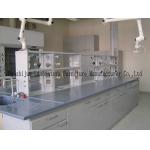 Chemical Laboratory Working Table Non - Slip Adjust Feet With Reagent Shelf for sale