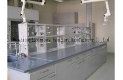 China Solid Countertops Lab Tables And Furnitures Steel Structure For Science Experiments supplier