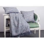 Woven Blue Couch Throw Blanket Multiple Colors 100% Polyester For Home for sale