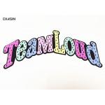 Custom 12 Width Chenille Embroidery Patches Personalized Letter For T - Shirt for sale