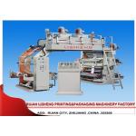 4 color Non Woven Fabric Printing Machine With Drum Rolling , 50m/min for sale