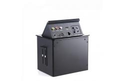 China Meeting Table Pop Up Power Socket Box Hides The Desktop Multimedia Connection supplier