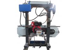 China Diesel Engine Portabe Horizontal Band Saw Cutting Machine For Wood supplier