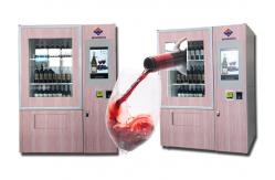 China Multi Languages Wine Vending Machine , Champagne Beer Vending Machine supplier