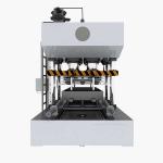 Fumigation Free Plant Fiber Pallets Making Machine 240 Pcs/Day for sale