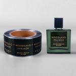Embossed Texture Adhesive Sticker Label For Cosmetic And Perfume Packaging Solution